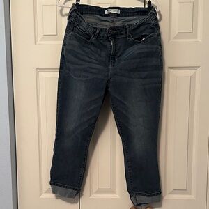 Signature by Levi Strauss Dark Blue Ankle Jeans